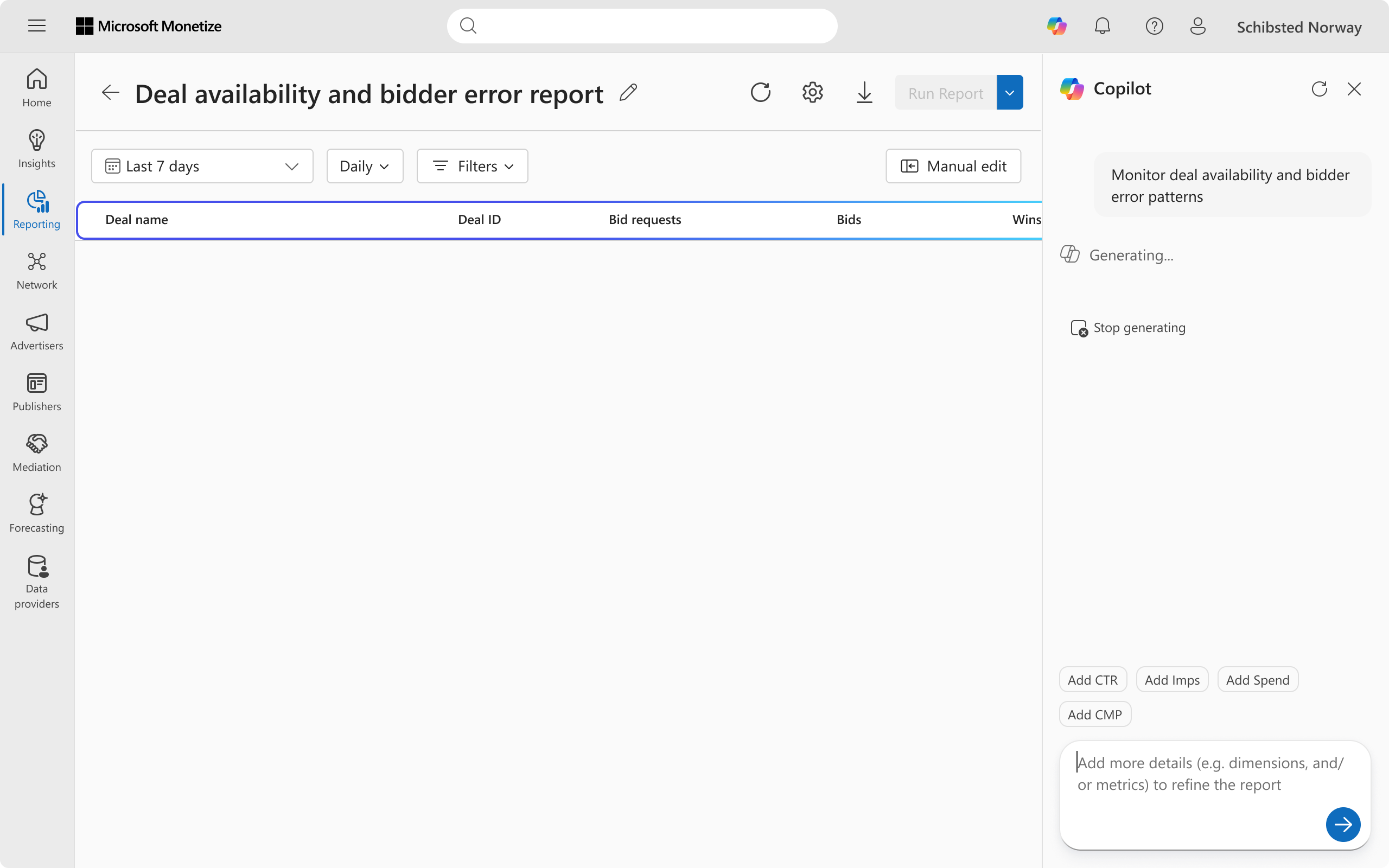 Final Forecast Builder solution